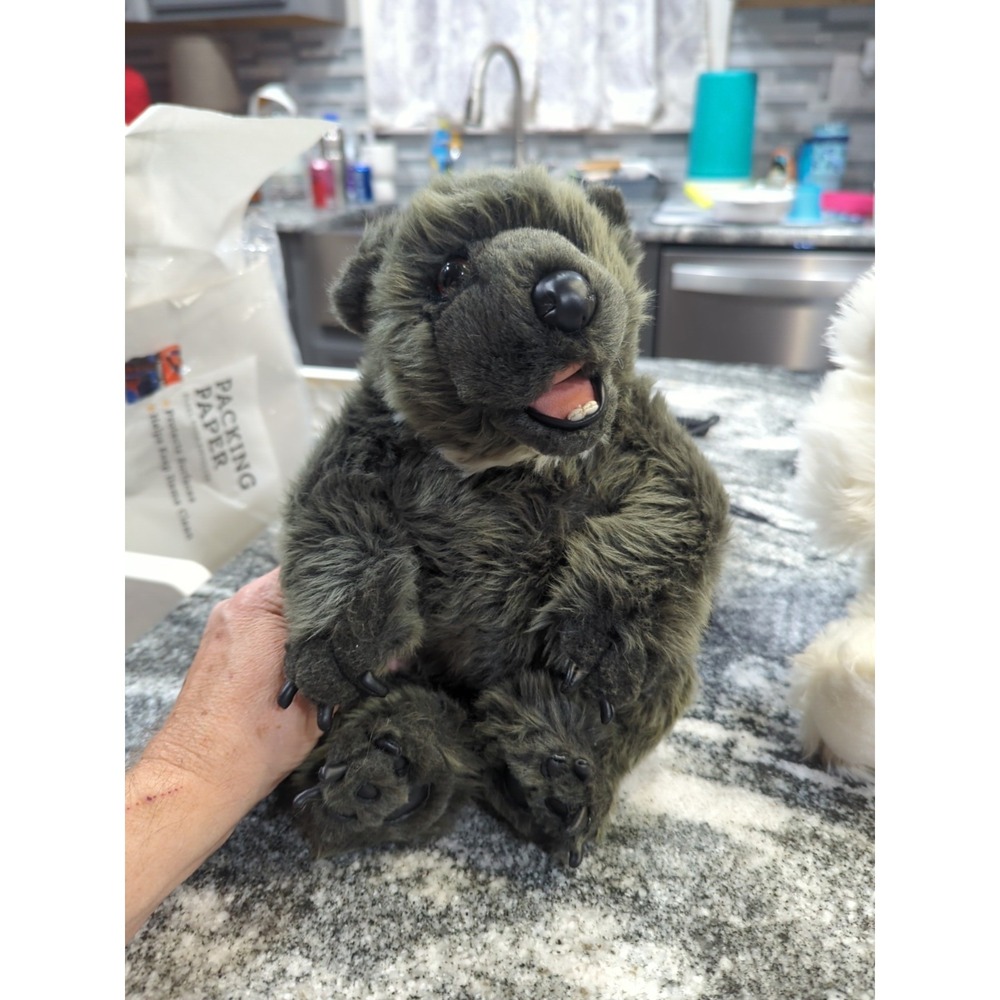 Vintage 1999 Discovery Channel Plush Stuffed Bear Grizzly Cub, Plush, Teddy Bear